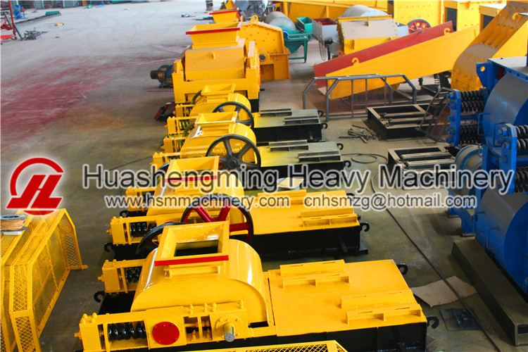 重晶石對輥破碎機